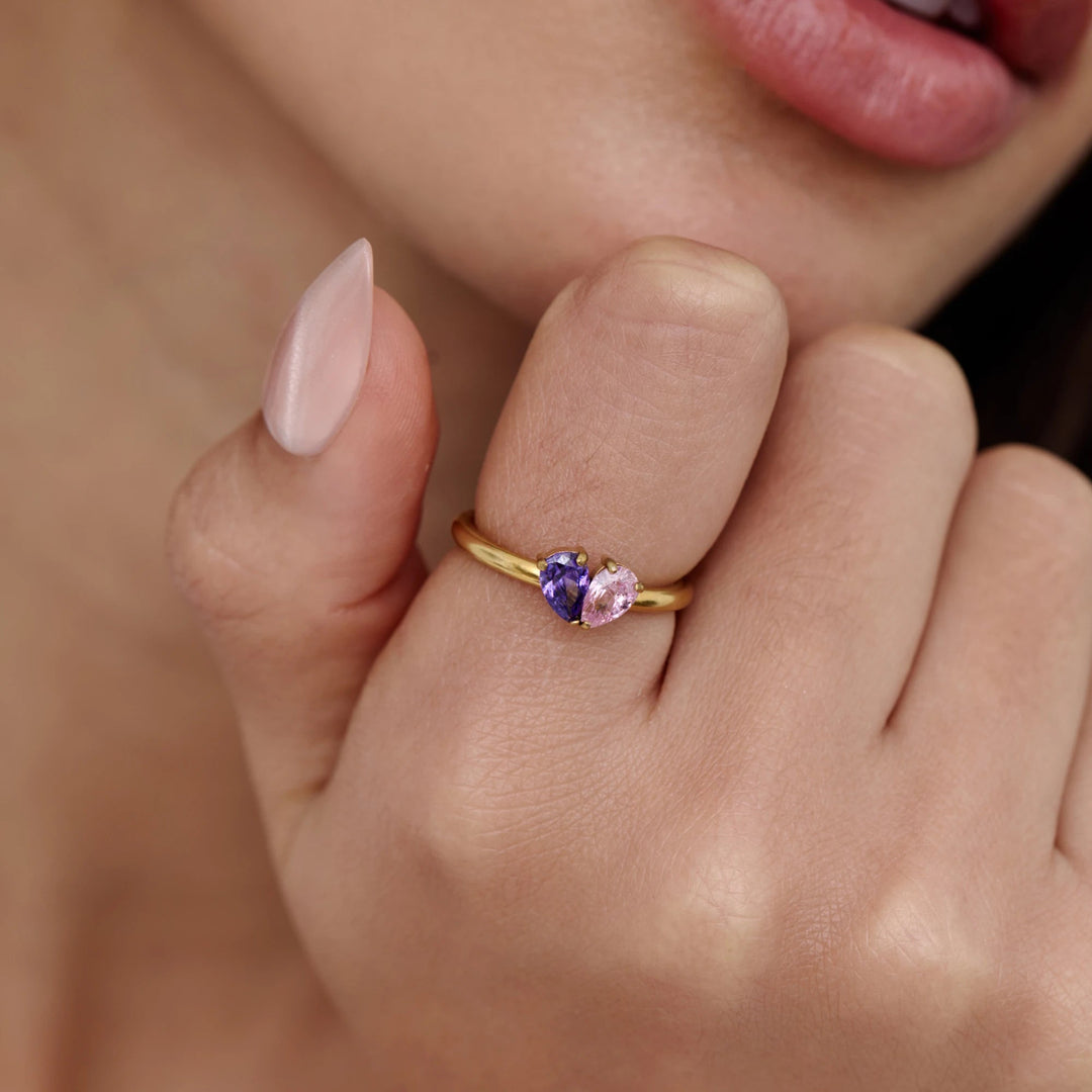 Personalized Birthstone Ring