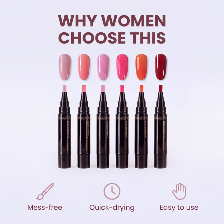 Precision Nail Polish Pen Set