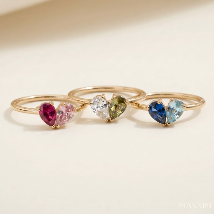 Personalized Birthstone Ring