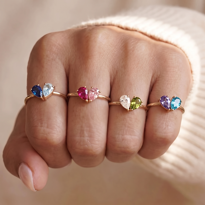 Personalized Birthstone Ring