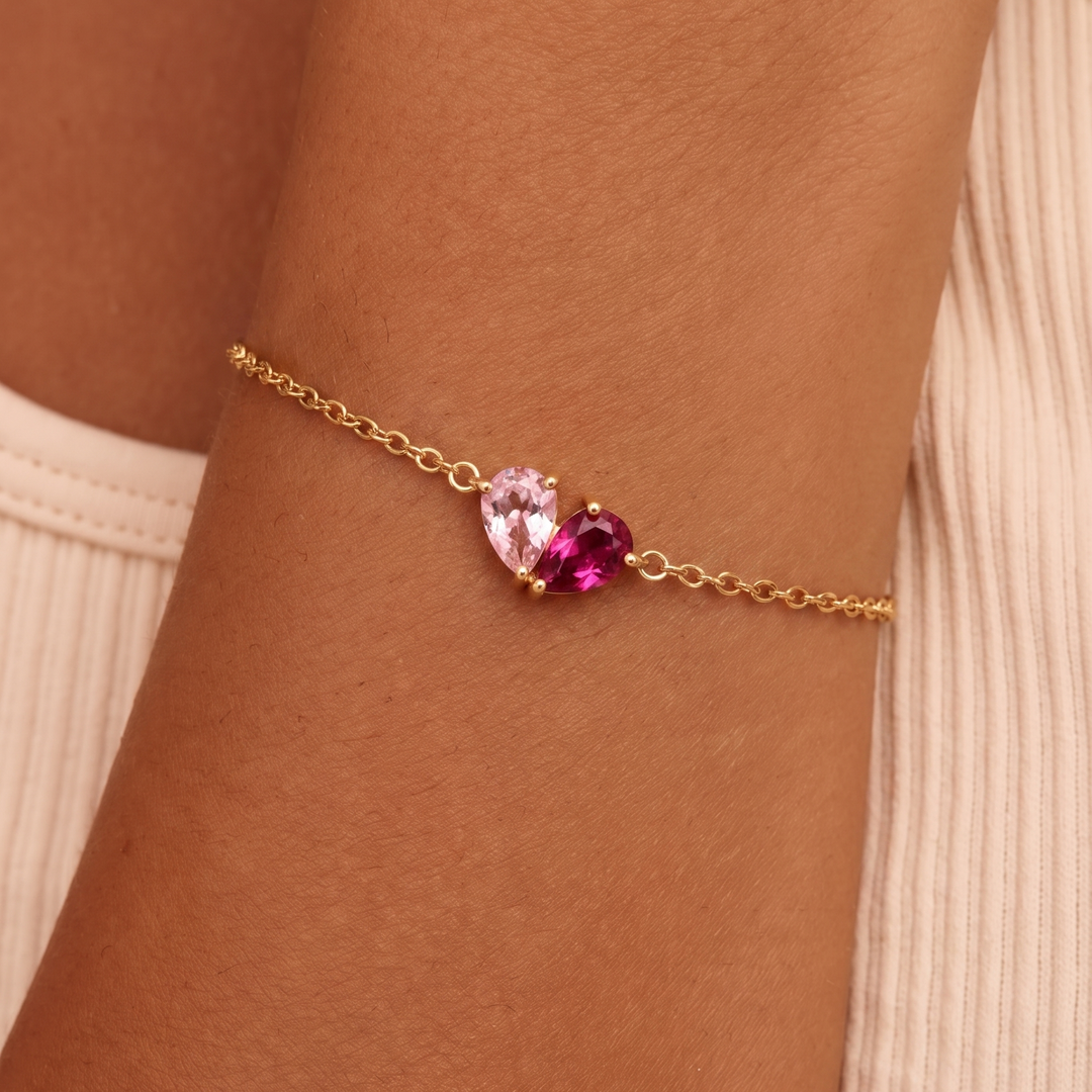 Personalized Birthstone Bracelet